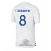 Officiële Voetbalshirt Frankrijk Aurelien Tchouameni 8 Uit WK 2022 - Heren